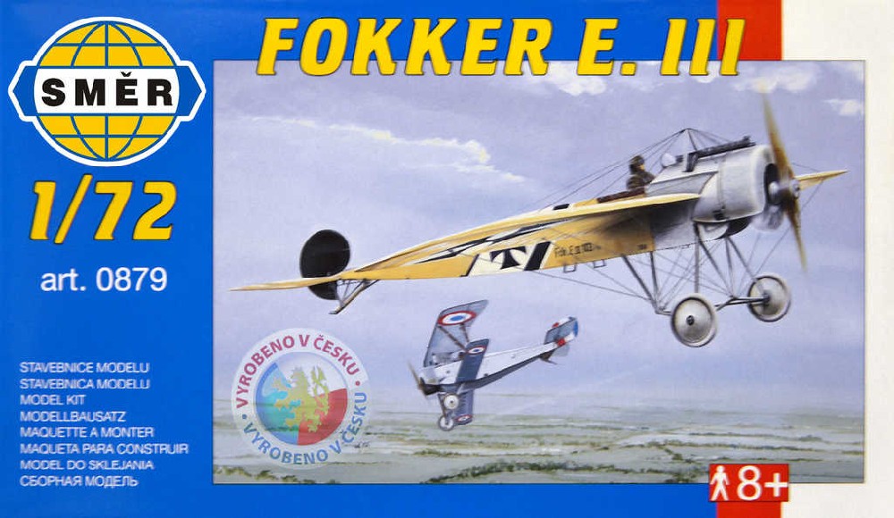 smer-model-letadlo-fokker-e-iii-1-72-stavebnice-letadla SMĚR Flugzeugmodell Fokker E.III 1:72 (Flugzeugbausatz)