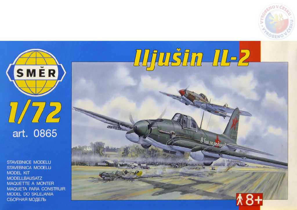 smer-model-letadlo-iljusin-il2-1-72-stavebnice-letadla SMĚR Flugzeugmodell Iljuschin IL-2