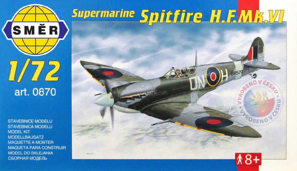 smer-model-letadlo-sup-spitfire-1-72-stavebnice-letadla SMĚR Modellflugzeug Sup.Spitfire 1:72 (Flugzeugbausatz)