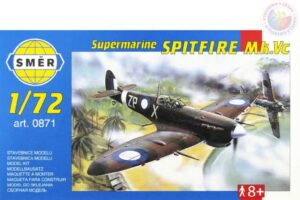 SMĚR Flugzeugmodell Supermarine Spitfire 1:72 (Flugzeugbausatz)