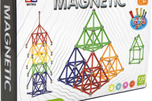 Magnetbaukasten mit 120 Teilen