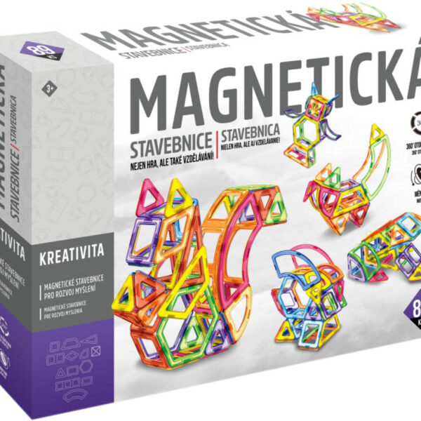 Magnet-Bausatz mit 89 Teilen
