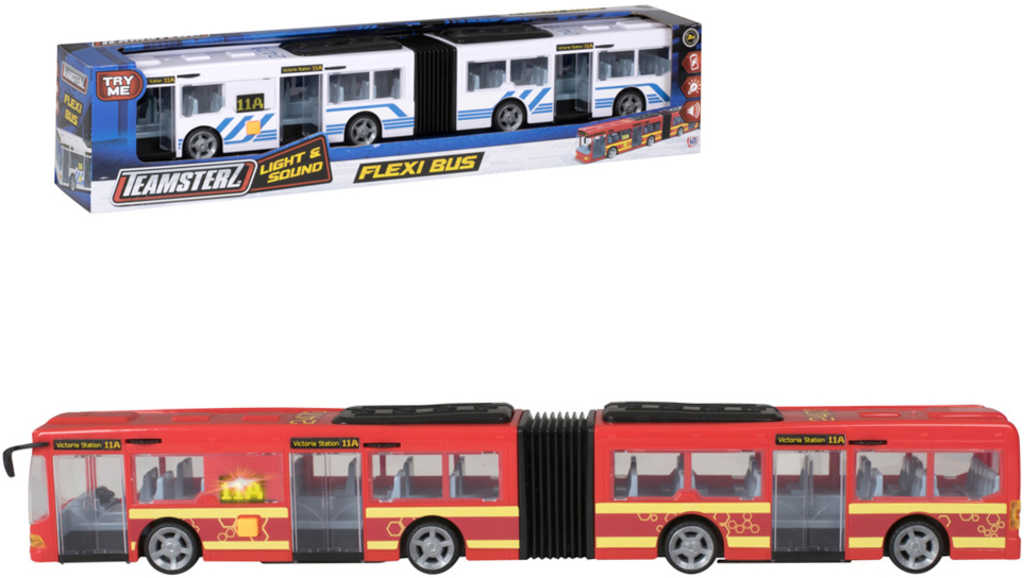teamsterz-autobus-kloubovy-46cm-na-baterie-svetlo-zvuk-ruzne-barvy Teamsterz Gelenkbus 46 cm