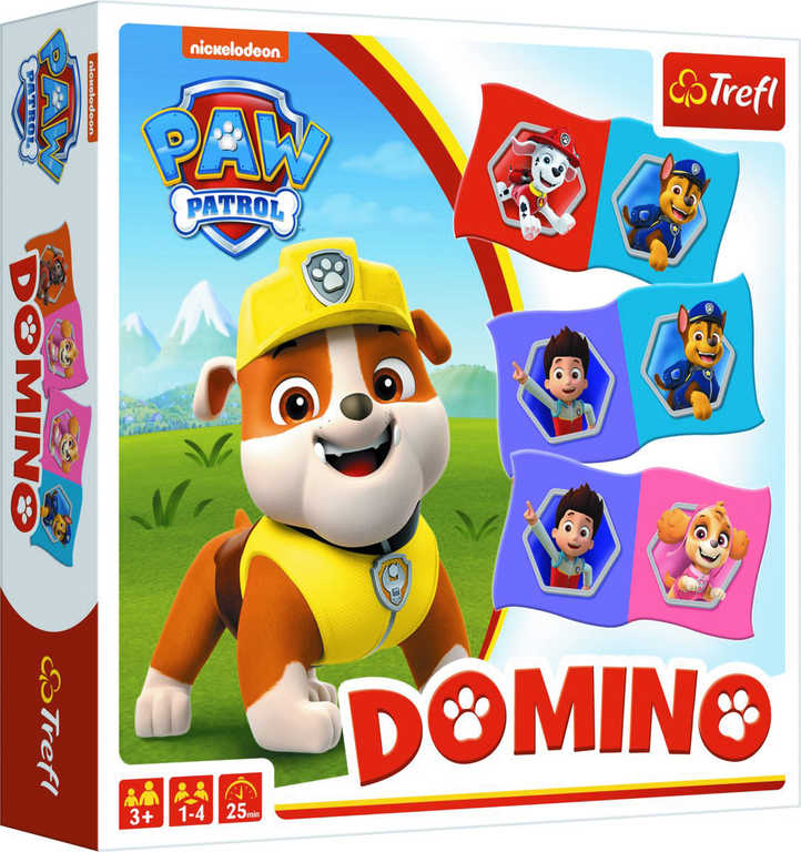 trefl-hra-domino-tlapkova-patrola-28-dilku-karton TREFL DOMINO-SPIEL „Paw Patrol“ 28 Teile