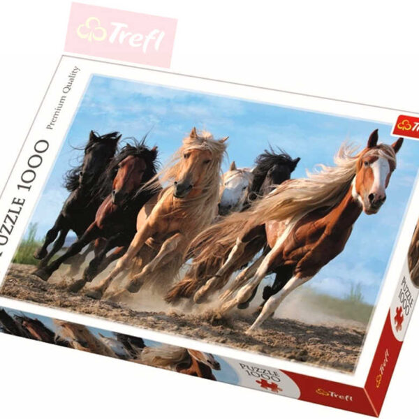 TREFL PUZZLE Foto „Galoppierende Pferde“
