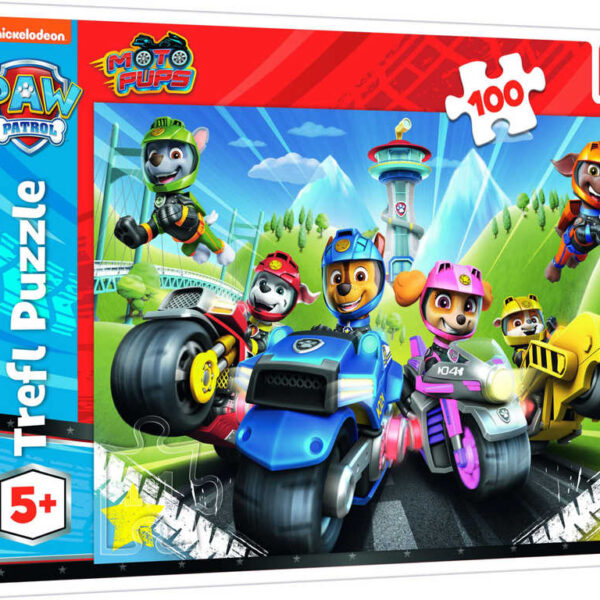TREFL Puzzle „Paw Patrol auf Motorrädern“ 41 x 28 cm