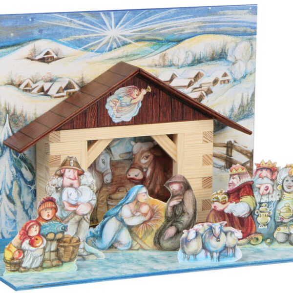 WALACHIA Krippe W44 Hobby-Bausatz HOLZBAUSATZ