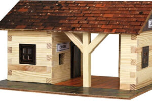 WALACHIA Bahnhof W11 Hobby-Bausatz HOLZBAUSATZ