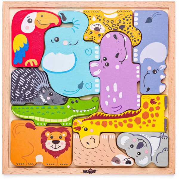 WOODY HOLZ-Puzzle „Tierchen“