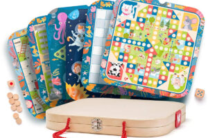 WOODY HOLZ Spieleset im Koffer 6-in-1