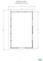 Gartenpavillon HEROLD A3355 AX Plus mit geschlossener Seitenwand, 16,6 m² (ohne Boden) – Bild 4