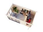 Gartenhaus Andrea 15,2 m² mit doppelt verglasten Schiebetüren – Bild 8