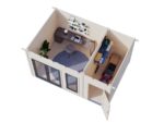 Gartenhaus Aurelia 12,4 m² (Aluminiumfenster und -türen) – Bild 8