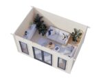 Gartenhaus Aurelia 12,7 m² (Aluminiumfenster und -türen) – Bild 6