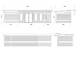 Gartenhaus Aurelia 19,2 + 7,9 m² (Aluminiumfenster und -türen) – Bild 6