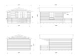 GARTENHAUS Kristian 12,6 + 4,9 m² – Bild 6