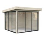 3 m² mit Schiebetüren