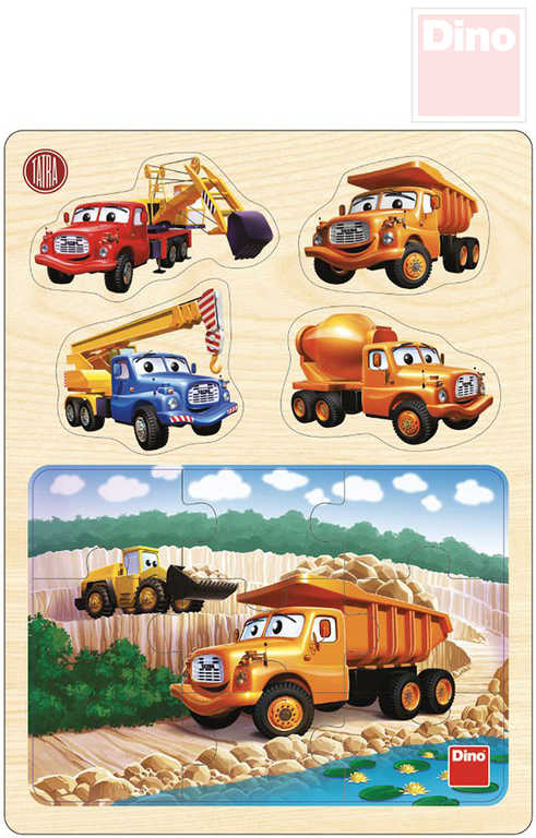 dino-drevo-puzzle-vkladaci-deskove-2v1-tatra-13-dilku DINO DŘEVO 2-in-1-Einsteckpuzzle „Tatra“ mit 13 Teilen