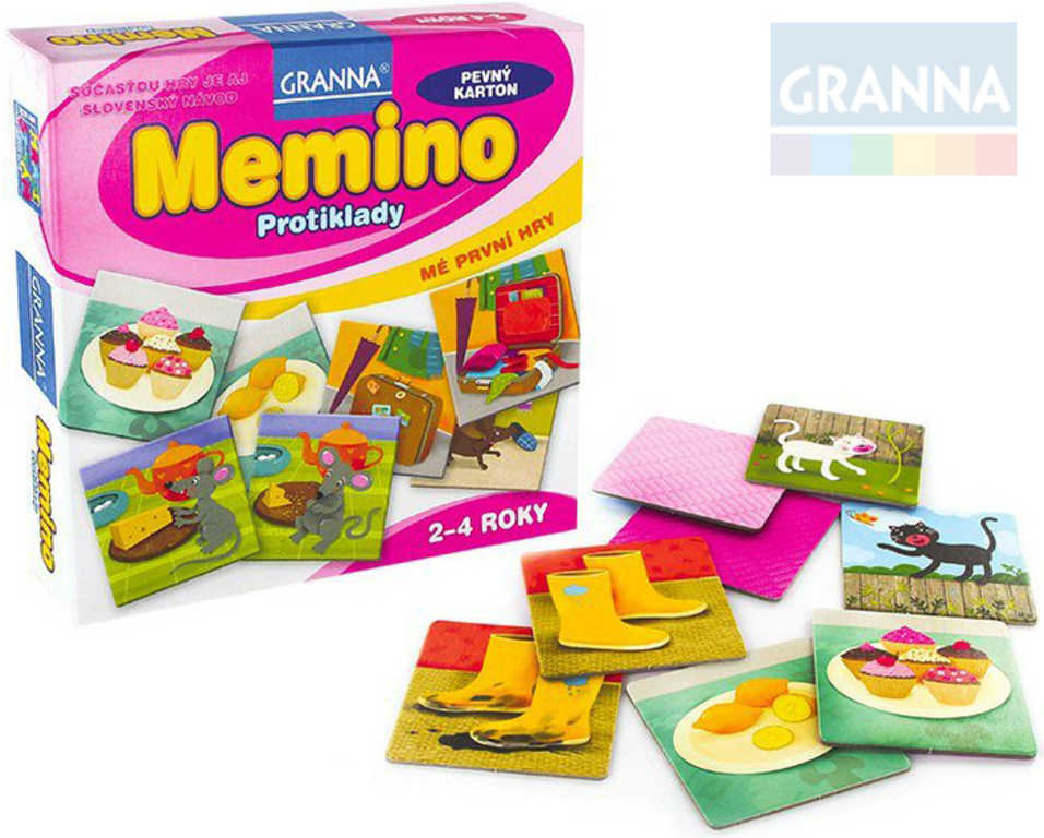 granna-hra-memino-protiklady GRANNA Spiel „Memino – Gegensätze“