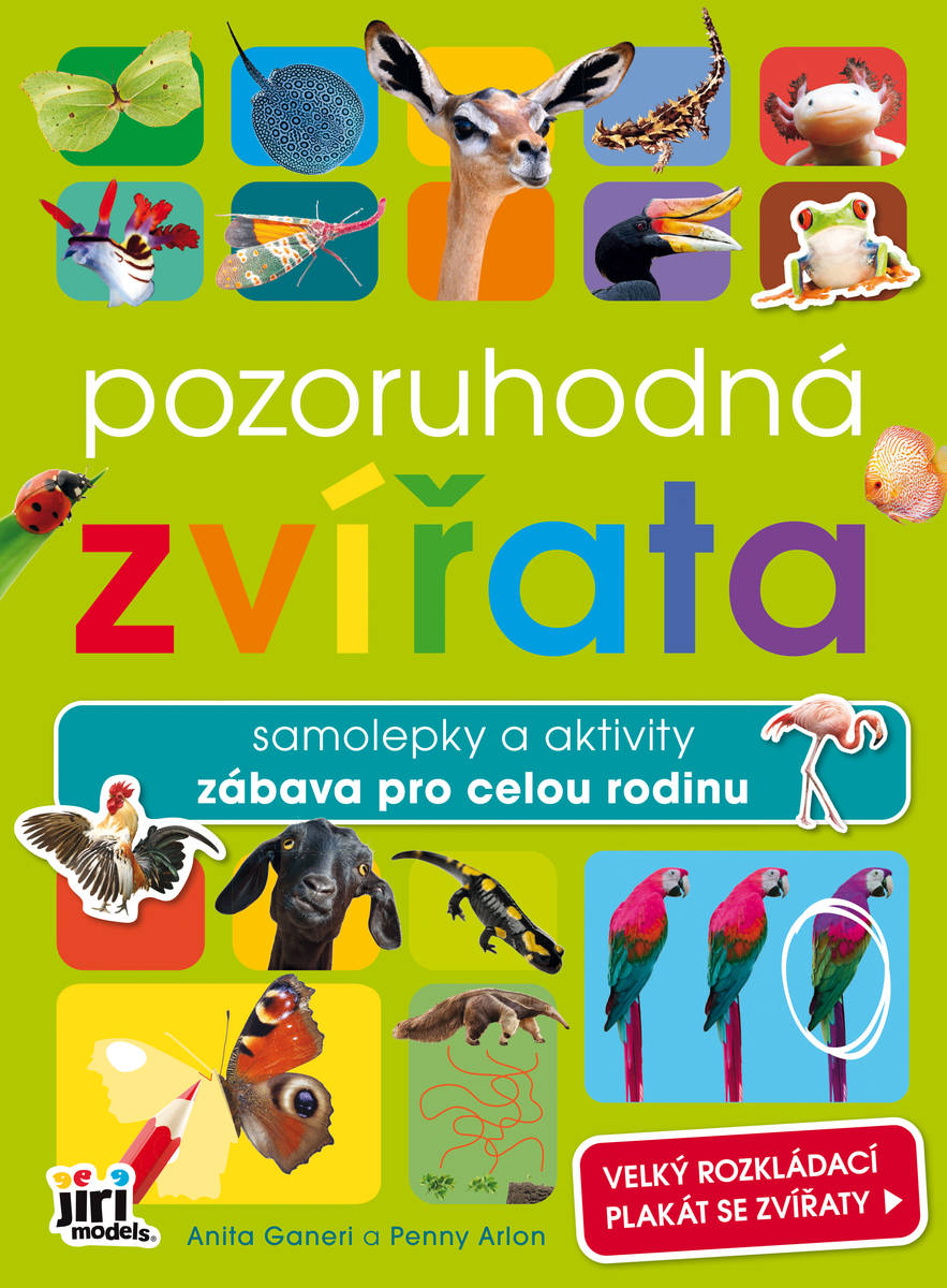 jiri-models-svet-zvirat-pozoruhodna-zvirata-s-aktivitami-a-plakatem JIRI MODELS Tierwelt – Bemerkenswerte Tiere mit Aktivitäten und einem Poster