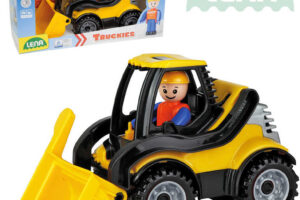 LENA Truckies Kipper 20 cm Set: Baby-Auto + Figur 01622 Kunststoff