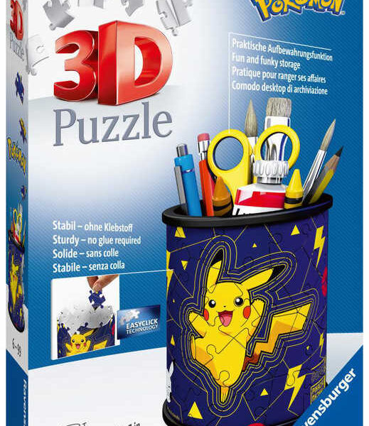 RAVENSBURGER 3D-Puzzle „Pokémon-Stifthalter“