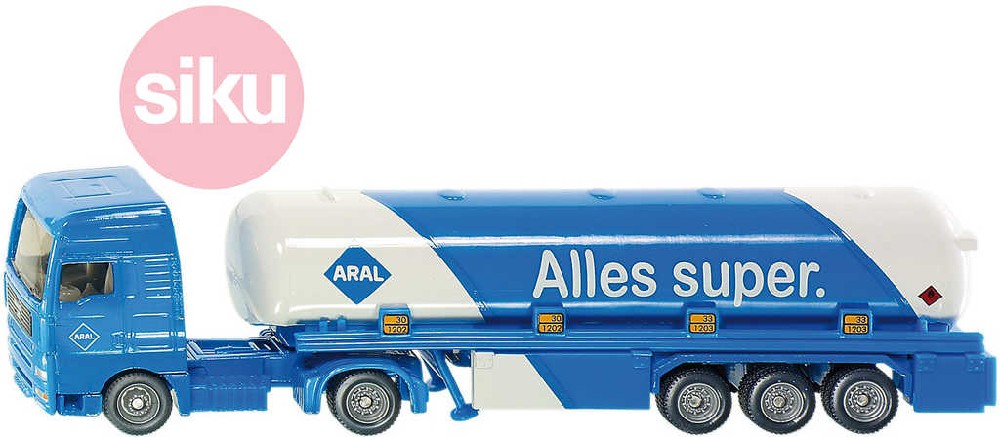 siku-model-tahac-s-cisternovym-navesem-1-87-kov SIKU Modell: Sattelzug mit Tankauflieger 1:87