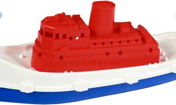 SMĚR Plastik-Fischerboot für das Wasser – Dampfschiff für die Badewanne
