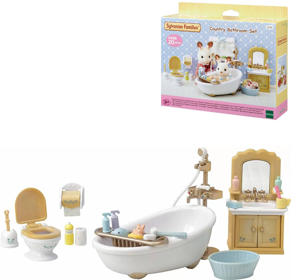 sylvanian-families-koupelna-venkovska-nabytek-s-doplnky-k-hernim-sadam Sylvanian Families Badezimmer im Landhausstil mit Zubehör für die Spielsets „