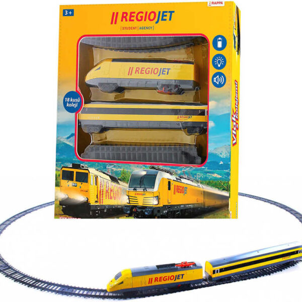 Gelber RegioJet-Zug