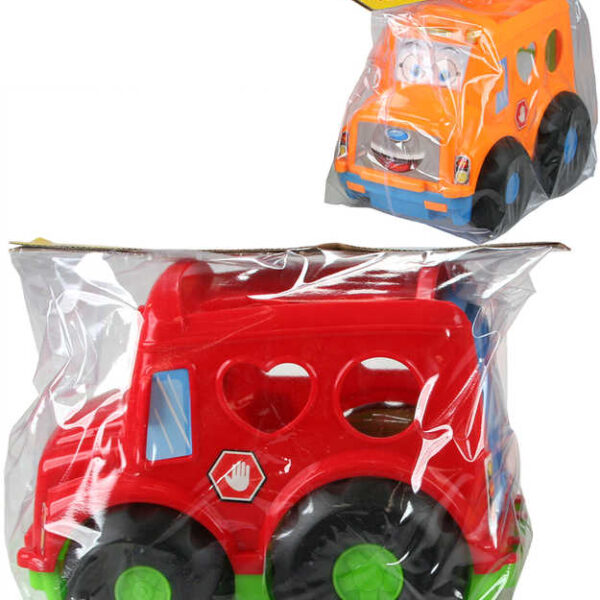 Baby-Auto-Einsteckspielzeug-Set mit Einsteckformen für Kleinkinder