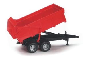 BRUDER 02211 (2211) Anhänger – automatische Rückwand – rot