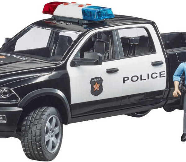 BRUDER 02505 Dodge RAM 2500 Polizeiauto mit Figur