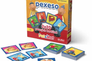 EFKO HRA Baby-Memory in einer Schachtel „Pat und Mat“ – 20 Paare