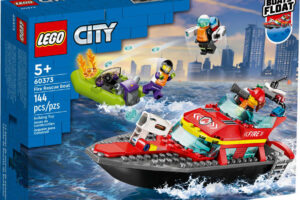 LEGO CITY Feuerwehr-Rettungsschiff und Beiboot 60373 BAUSATZ „