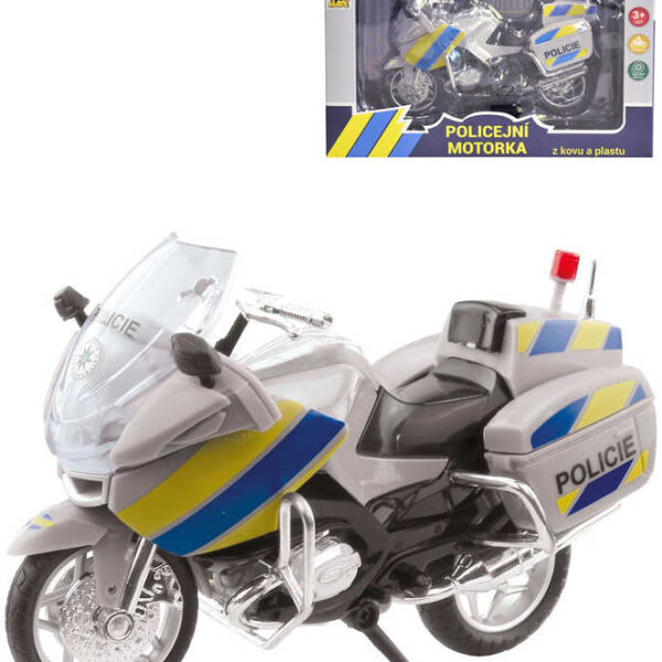 Polizeimotorrad aus