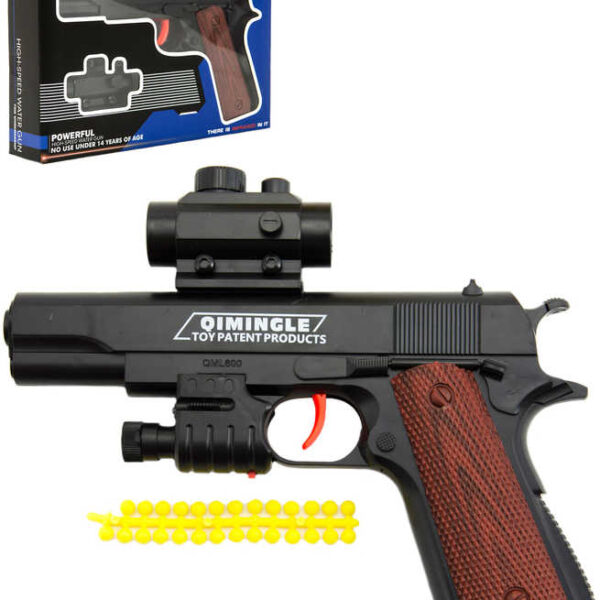Kinderpistole 20 cm für weiche Kugeln