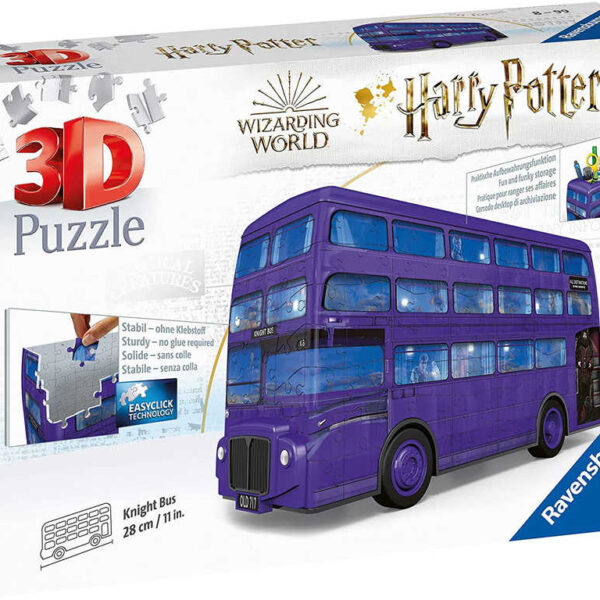 RAVENSBURGER 3D-Puzzle „Harry Potter-Bus“ – Stifthalter