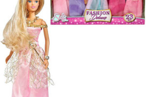 SIMBA Steffi-Puppe im Set mit Abendkleidern und Accessoires