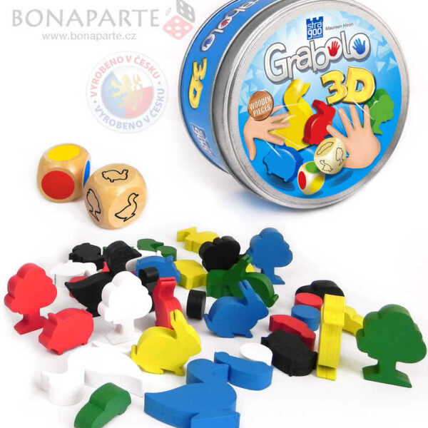 STRAGOO Spiel Grabolo 3D (wasserfeste H2O-Karten)