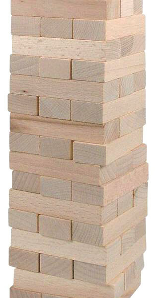 WOODY HOLZ Tower Tony Turmspiel natur