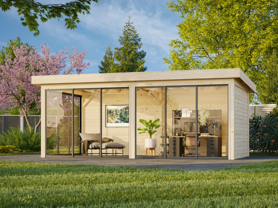 zahradni-domek-lenna-16-6-m2-s-posuvnymi-dvermi-set-402 Gartenhaus Lenna 16