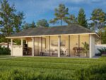 Gartenhaus mit Pergola „Bianca“
