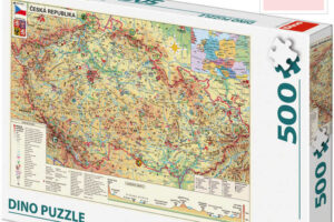 DINO Puzzle: Karte der Tschechischen Republik (ČR)