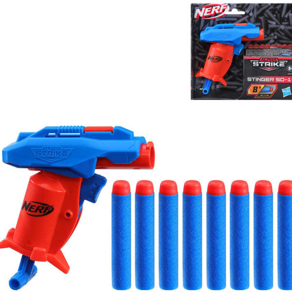 HASBRO NERF Alpha Strike Stinger SD-1 Blaster-Set mit 8 Elite-Darts