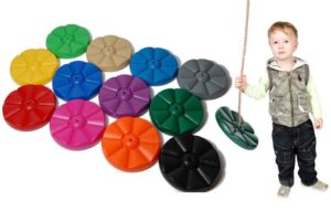 Schaukel „Monkey’s Home Disk“ Blümchen ROSA