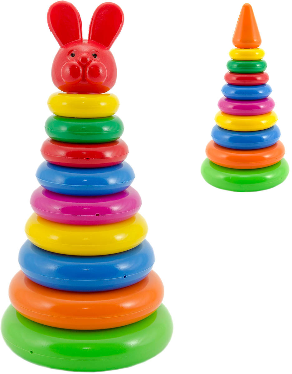 pyramida-s-krouzky-navlekaci-baby-vezicka-barevna-2-druhy-plast Pyramide mit Ringen zum Aufstecken