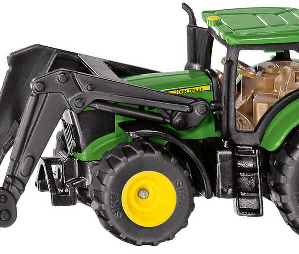 SIKU Blister-Traktor John Deere mit Frontlader