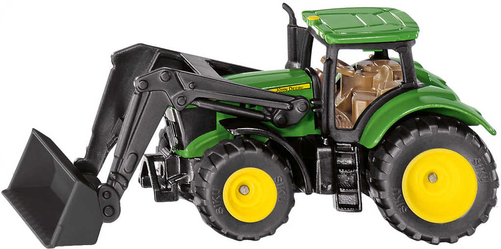 siku-blister-traktor-john-deere-s-celnim-nakladacem-model-kov-1395 SIKU Blister-Traktor John Deere mit Frontlader