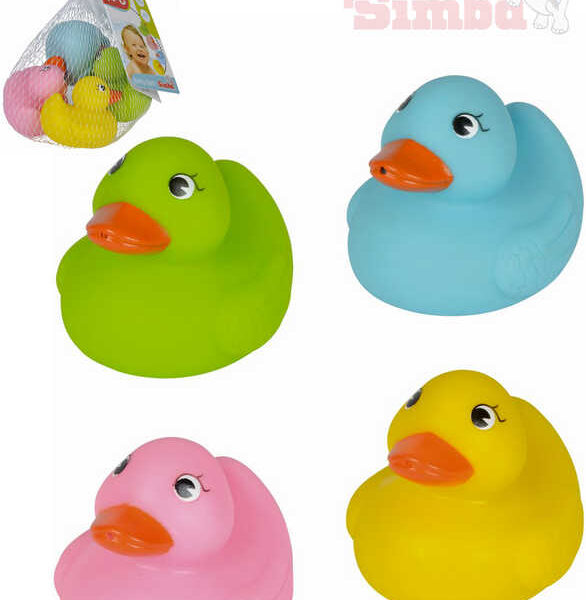 SIMBA Bunte Baby-Badeentchen